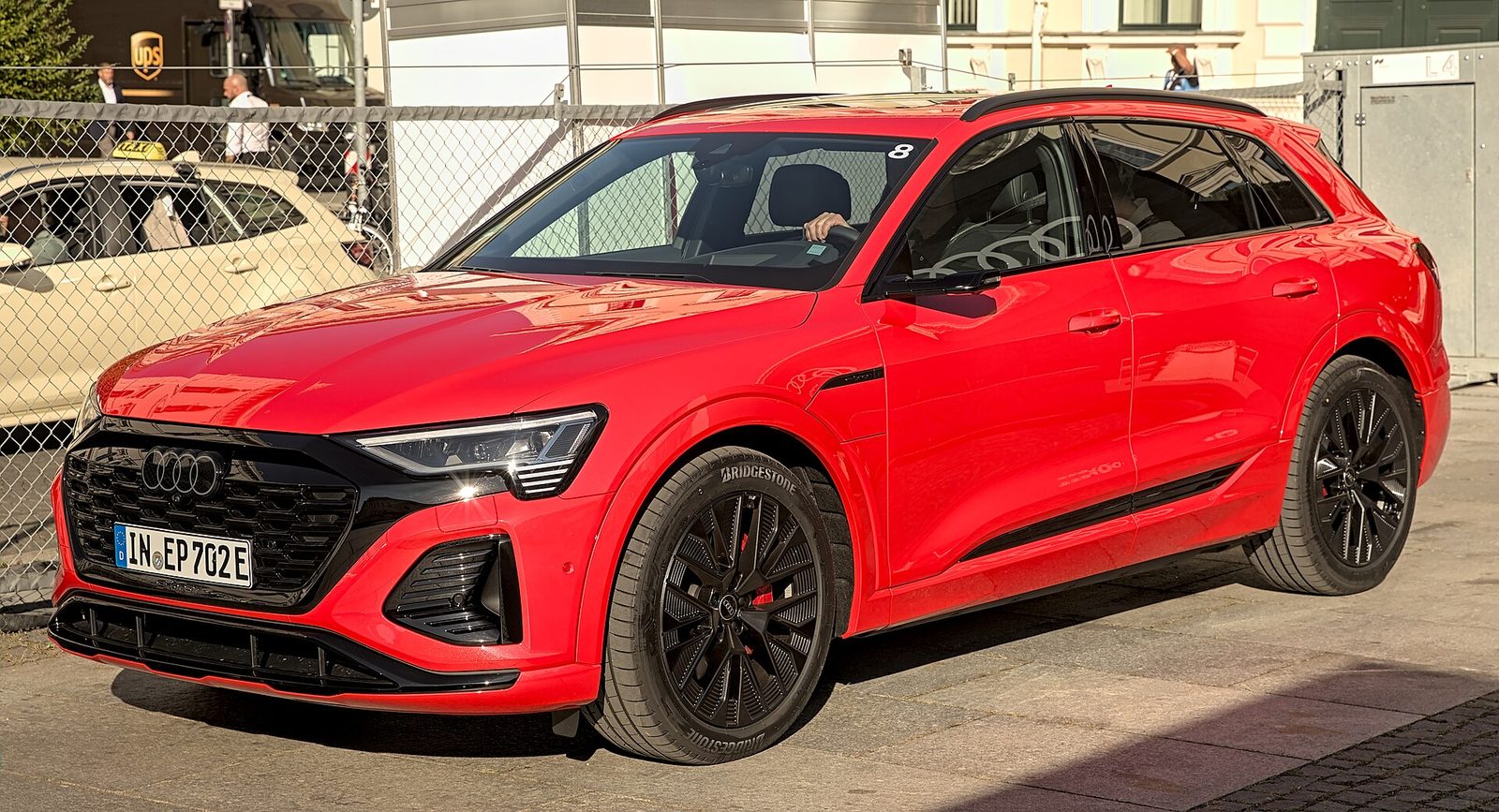 Audi Q8 e-tron — photo by Alexander-93, CC BY-SA 4.0, via Wikimedia Commons