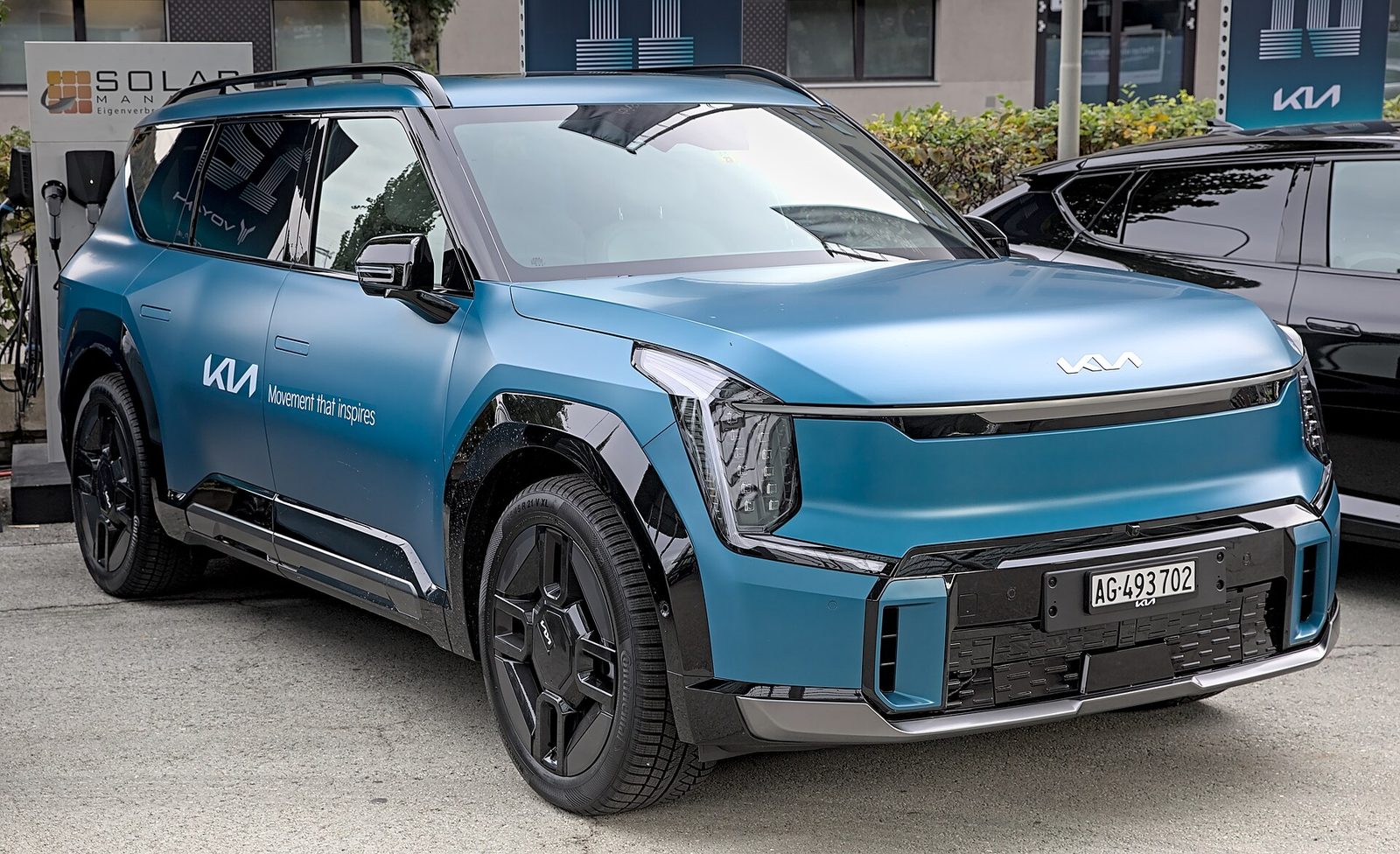 Kia EV9 — photo by Alexander-93, CC BY-SA 4.0, via Wikimedia Commons