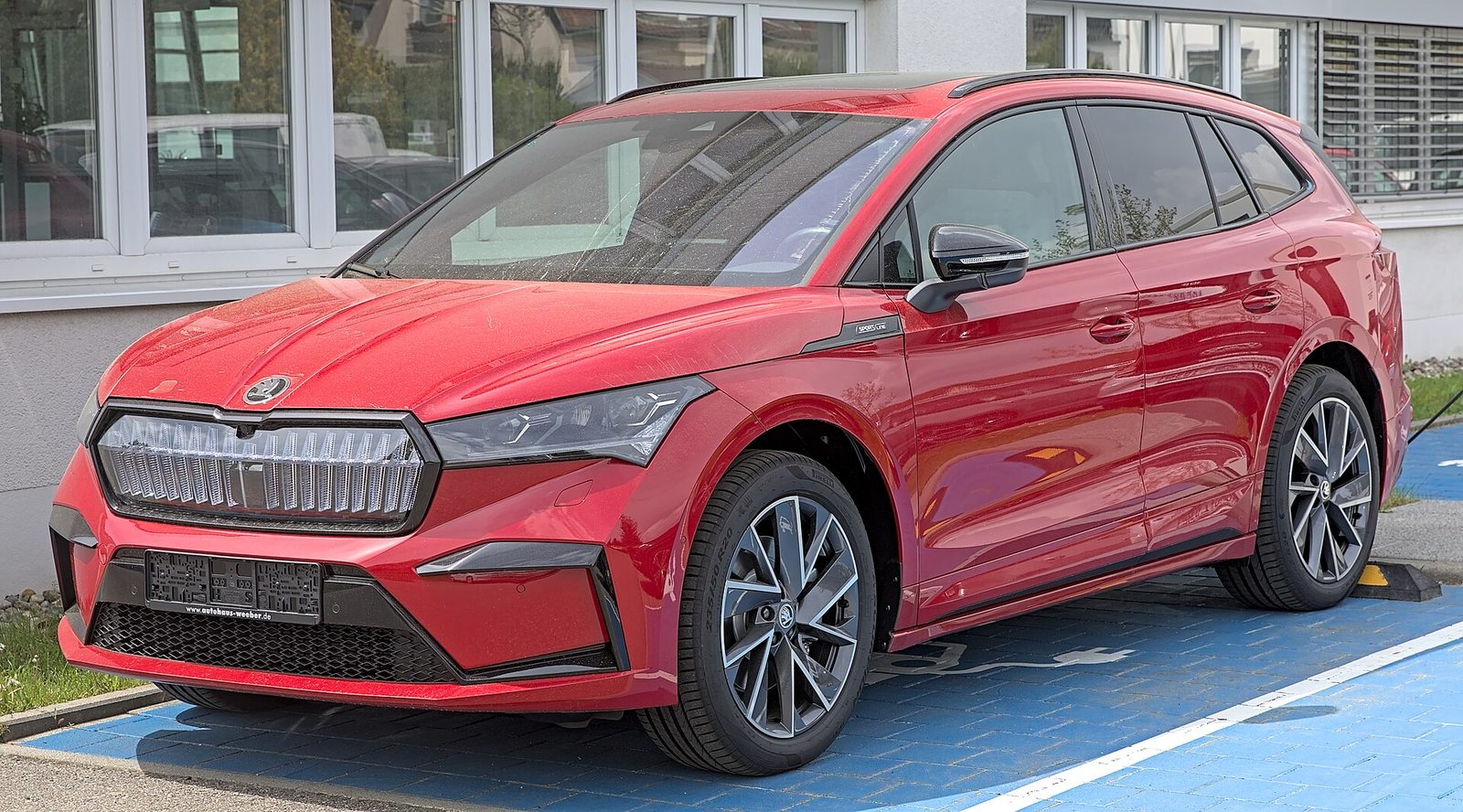 Skoda Enyaq — photo by Alexander Migl, CC BY-SA 4.0, via Wikimedia Commons